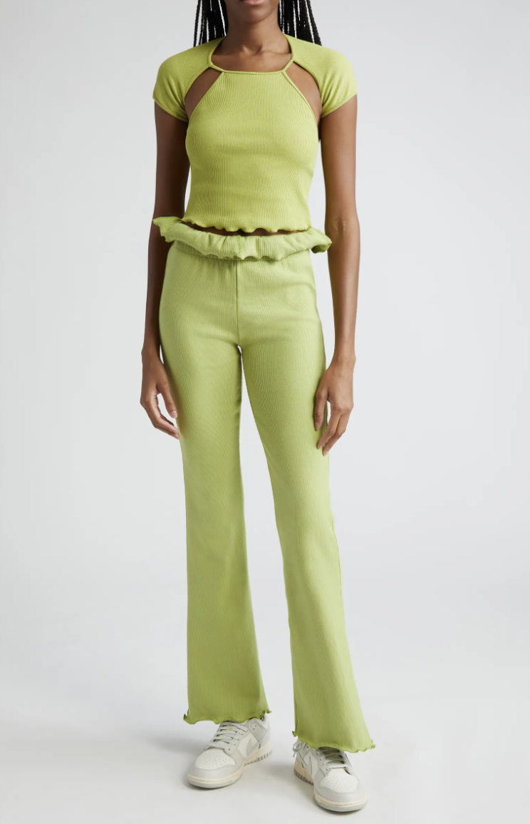 【INCHANT ME】[summer] Benny Banding Wide Slacks INCHANT ME】[summer] Benny Banding Wide Slacks (INCHANT ME